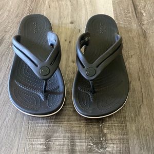Crocs WOMENS sandals size 7- black